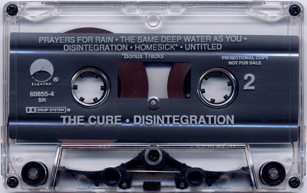 The Cure – Disintegration (Cassette, Elektra, 1989) Image 4