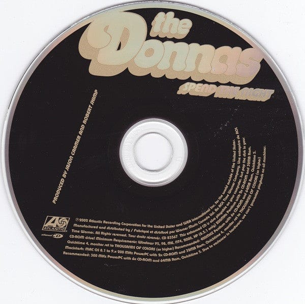 The Donnas – Spend The Night (CD, Atlantic, 2002) Image 3