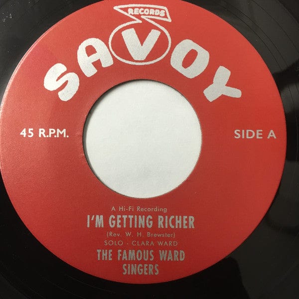 The Famous Ward Singers The Jessy Dixon Singers – The Famous Ward Singers (7", Honest Jon's Records, 2019) Back Cover