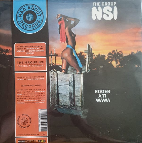 The Group NSI – Roger A Ti Wawa (LP, 180 Gram, Mad About Records, 2022) Front Cover