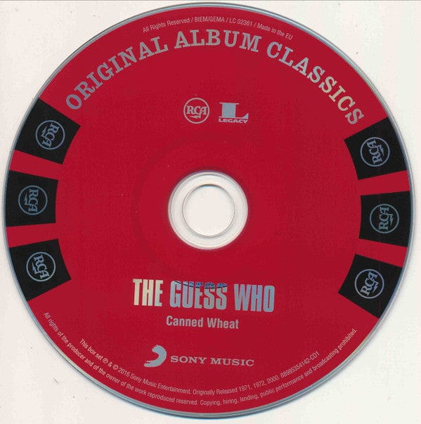 The Guess Who – Original Album Classics (Box Set+CD+CD+CD+CD+CD, Cardboard Box, RCA, 2016) Image 5