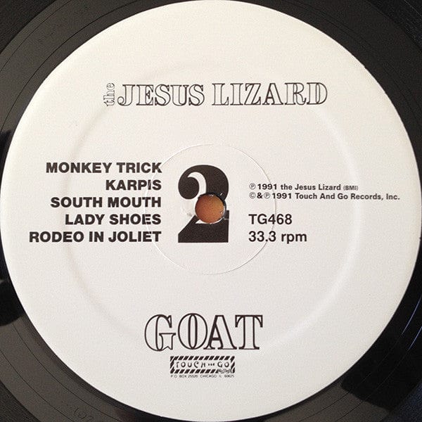 The Jesus Lizard – Goat (LP, Gatefold, Touch And Go, 2009) Image 5