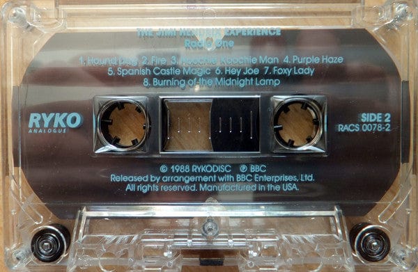 The Jimi Hendrix Experience - Radio One (Cass, Comp) on Ryko Analogue at Further Records