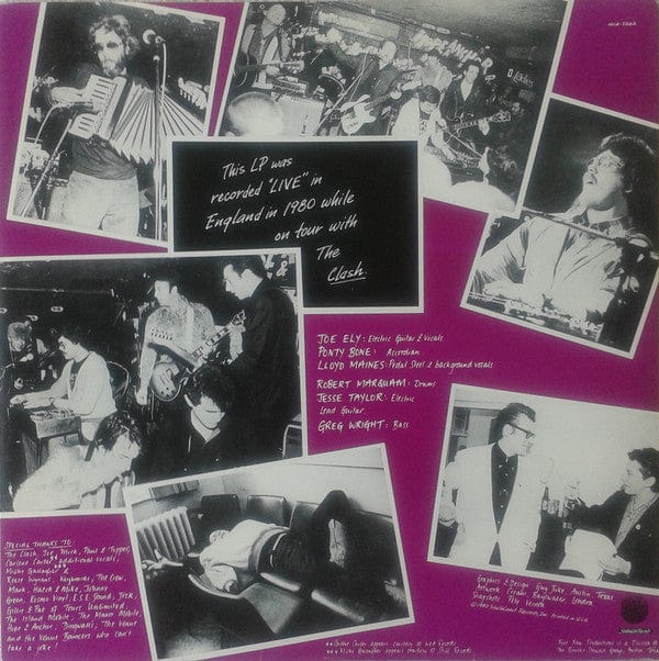 The Joe Ely Band – Live Shots (LP, Southcoast Records, 1981) Image 4
