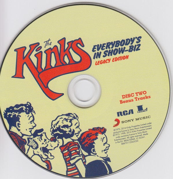 The Kinks - Everybody's In Show-Biz (2xCD) RCA,Legacy CD 888751123625