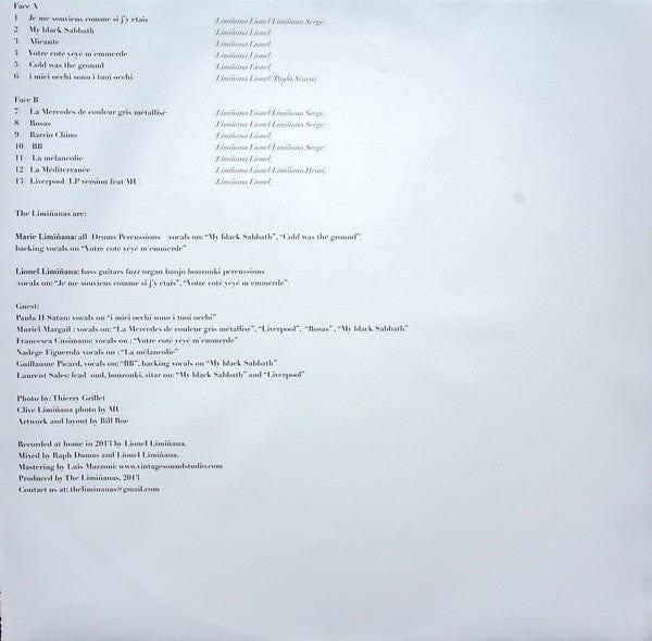 The Limiñanas – Costa Blanca (LP+CD, Because Music, 2015) Image 5