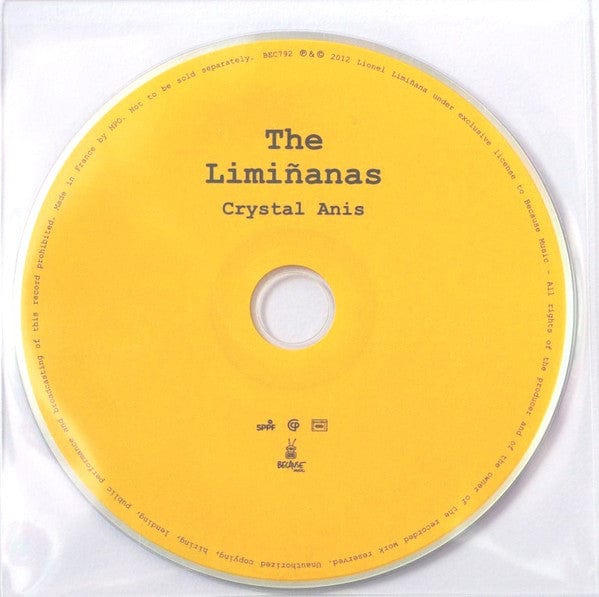 The Limiñanas – Crystal Anis (LP+CD, Because Music, 2015) Image 5