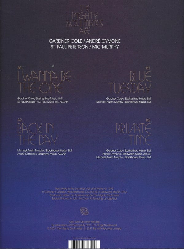The Mighty Soulmates – The Mighty Soulmates (12", Be With Records, 2021) Image 5