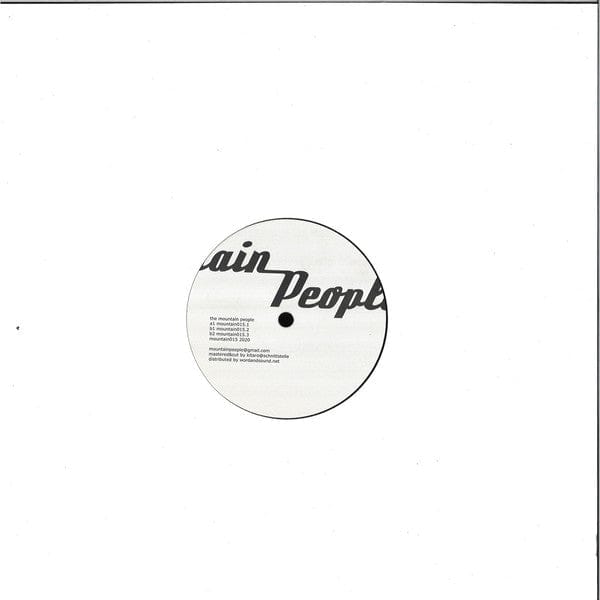 The Mountain People – Mountain015 (12", Mountain People, 2020) Back Cover