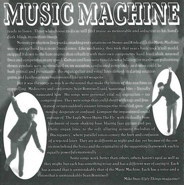Bonniwell Music Machine – Beyond The Garage (CD, Sundazed Music, 1995) Image 5