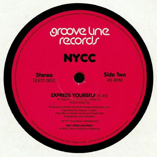 The New York Community Choir - I'll Keep My Light In My Window / Express Yourself (12", RE, RM) Groove Line Records