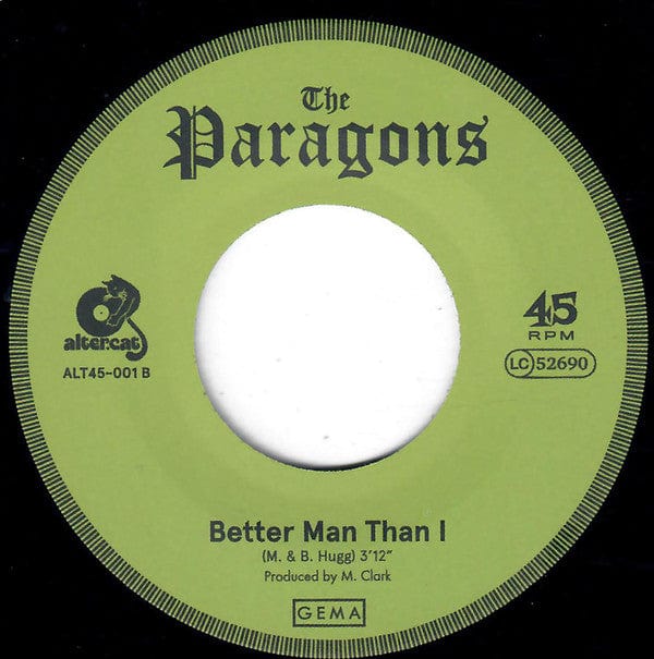 The Paragons – Abba b/w Better Man Than I (7", Altercat Records, 2020) Image 5