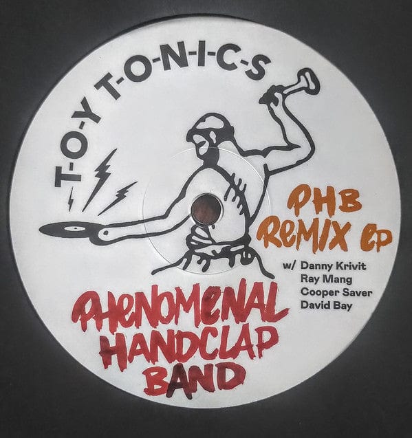 Phenomenal Handclap Band – PHB Remix EP (12", Toy Tonics, 2020) Back Cover