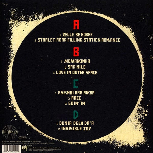 The Polyversal Souls – Invisible Joy (2xLP, Philophon, 2015) Back Cover