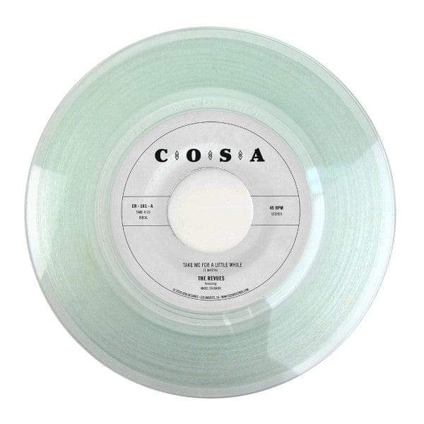 The Revues – Take Me For A Little While / Cariño Nuevo (7", Clear, Cosa Records, 2021) Front Cover