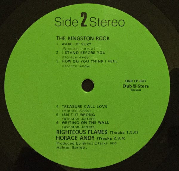 The Righteous Flames / Horace Andy - The Kingston Rock (LP) Dub Store Records Vinyl 4571179530408