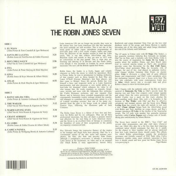 The Robin Jones Seven - El Maja (LP, Album, RE) Jazz Room Records