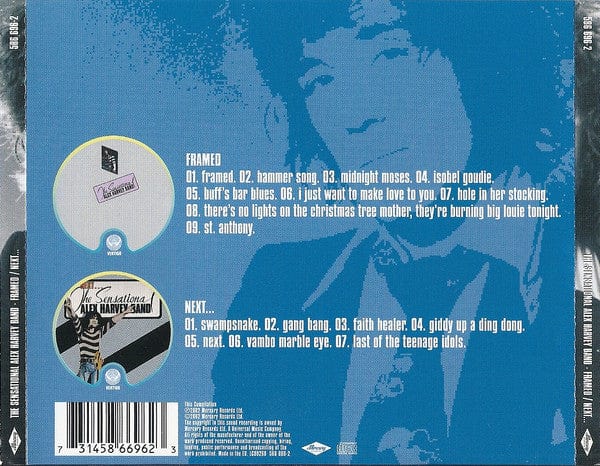 The Sensational Alex Harvey Band - Framed / Next... (2xCD) Mercury CD 731458669623