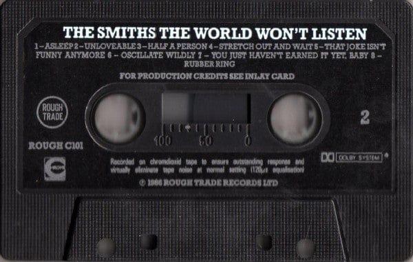 The Smiths – The World Won't Listen (Cassette, Rough Trade, 1987) Image 4