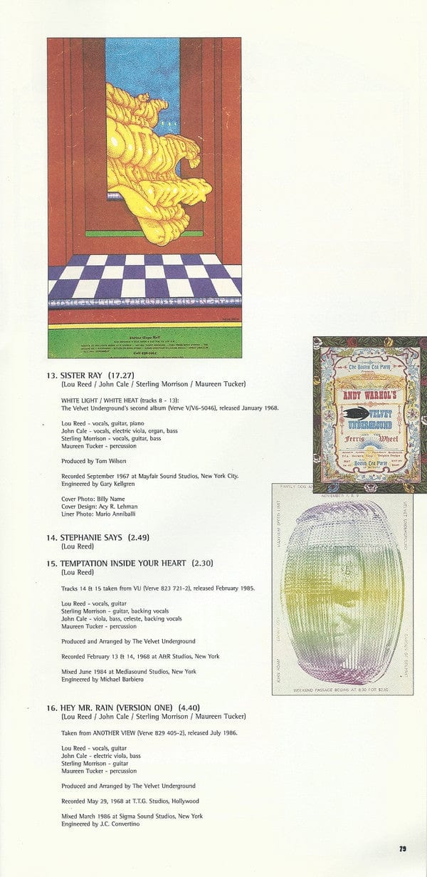 The Velvet Underground - Peel Slowly And See (5xCD) Polydor,Chronicles CD 731452788726