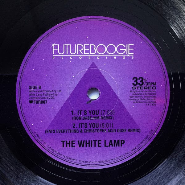 The White Lamp - It's You (12") on Futureboogie Recordings at Further Records