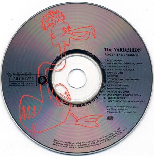 Yardbirds – Roger The Engineer (CD, Warner Bros. Records, 1997) Image 3