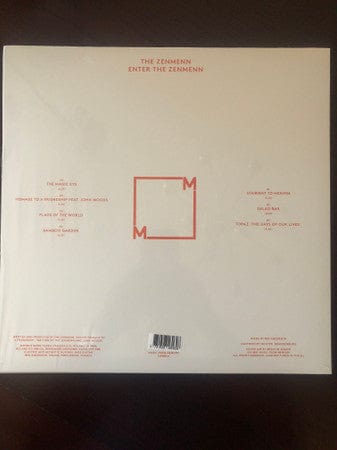 The Zenmenn – Enter The Zenmenn (LP, Music From Memory, 2021) Back Cover