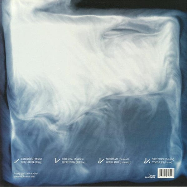 Thomas Köner – Motus (2xLP, Mille Plateaux, 2020) Back Cover
