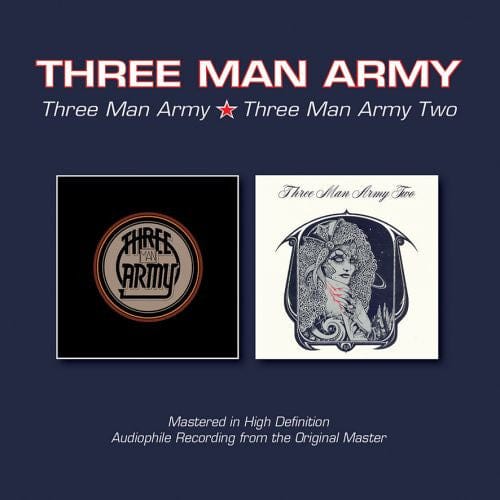 Three Man Army – Three Man Army/Three Man Army Two (CD, BGO Records, 2016) Front Cover