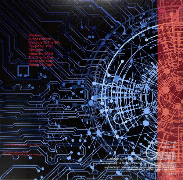 Time Modem – Transforming Tune (2x12", BOY Records, 2021) Back Cover