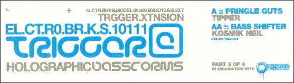 Tipper Kosmik Neil – Pringle Guts / Bass Shifter (12", Trigger, 2003) Image 4