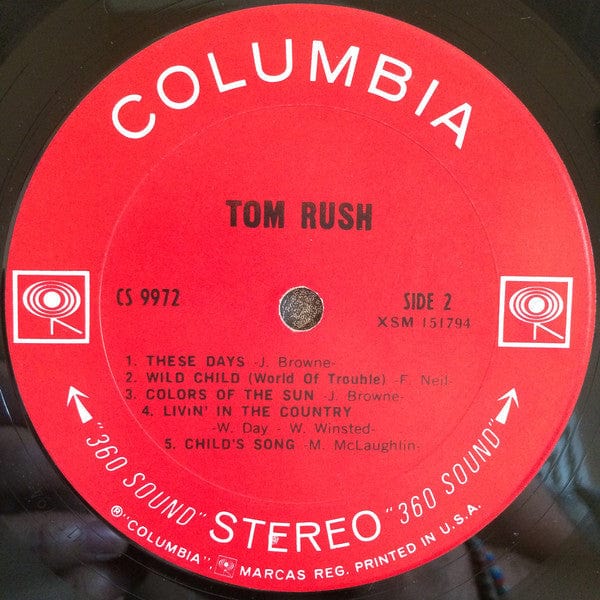 Tom Rush - Tom Rush (LP, Album) Columbia