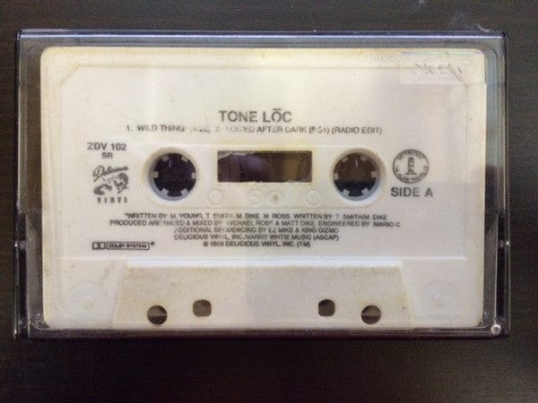 Tone Loc – Wild Thing (Cassette, Delicious Vinyl, 1988) Back Cover