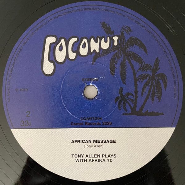 Tony Allen Plays With Afrika 70* - No Accommodation For Lagos (LP) Coconut (3),Comet Records Vinyl 3760179355635
