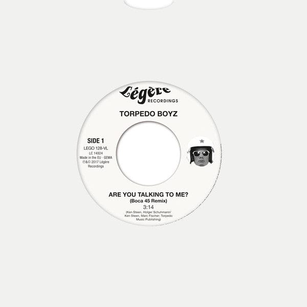 Torpedo Boyz – Are You Talking To Me? (7", Légère Recordings, 2017) Front Cover