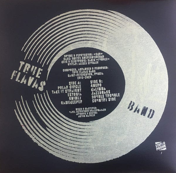 True Flavas Band – True Flavas (LP, Stereophonk, 2021) Back Cover