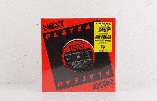 Ultra Magnetic M.C.'s – Traveling At The Speed Of Thought (7", Mr Bongo, 2020) Image 3