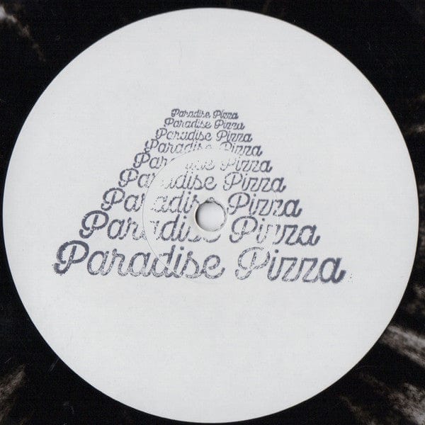 Unknown Artist – Black (12", Coloured Splatter, Paradise Pizza, 2020) Back Cover