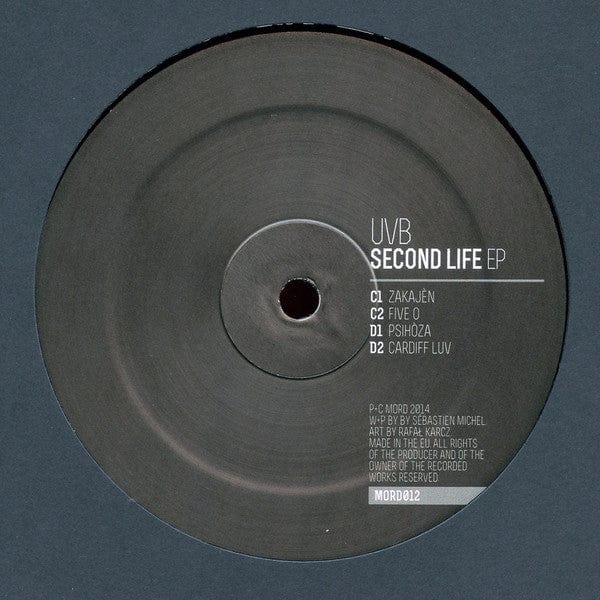 UVB (2) - Second Life EP (2x12") Mord Vinyl
