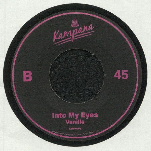 Vanilla – Turn Me Loose (7", Kampana, 2021) Back Cover