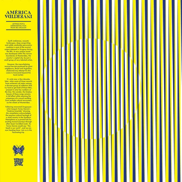 Various – América Invertida - Leftfield Pop & Experimental Folk From 80s Uruguay (LP, Vampi Soul, 2019) Front Cover