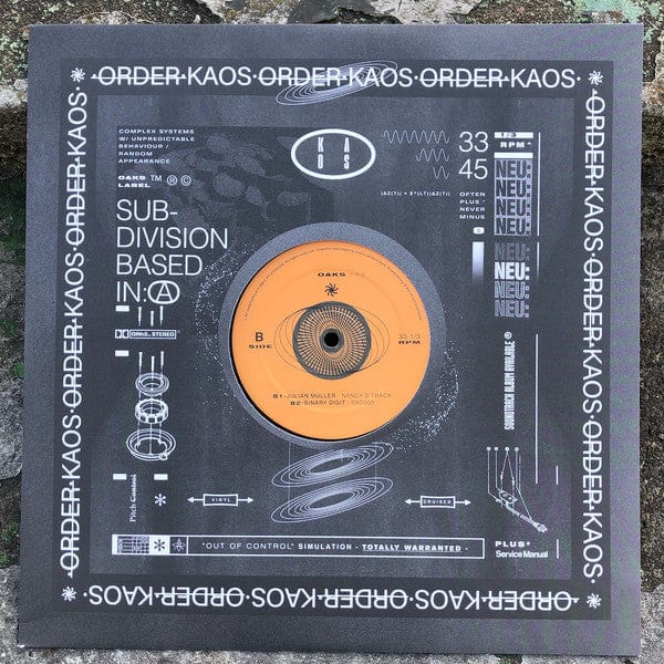 Various – Bleached Punk (12", Kaos, 2021) Back Cover