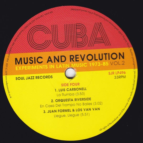 Various – Cuba: Music And Revolution (Culture Clash In Havana Cuba: Experiments In Latin Music 1973-85 Vol. 2) (3xLP, Soul Jazz Records, 2021) Image 5