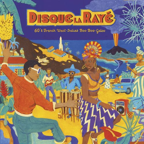 Various – Disque La Rayé - 60's French West-Indies Boo-Boo-Galoo (LP, Born Bad Records, 2017) Front Cover