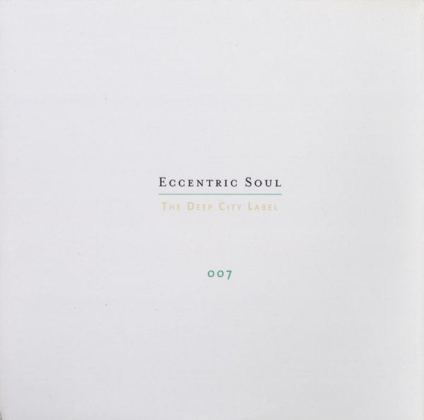 Various - Eccentric Soul: The Deep City Label (2xLP, Comp) on Further Records at Further Records