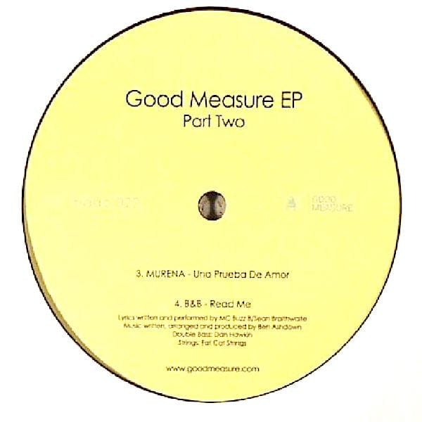 Various – Good Measure EP Part Two (12", Aficionado Recordings, 2017) Image 3
