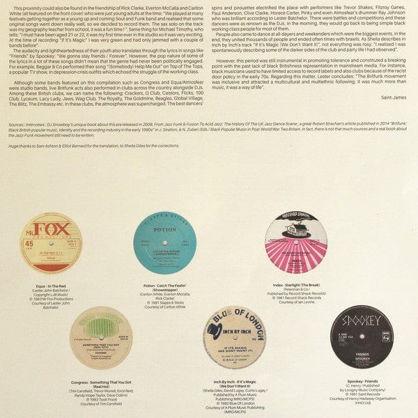 Various – In The Red (A Selection Of The Finest Britfunk 1980-1983) (LP, Chuwanaga, 2017) Image 3