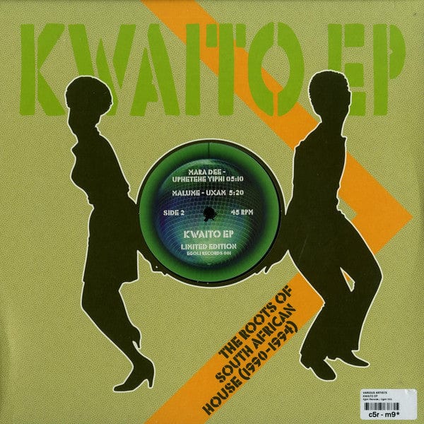Various – Kwaito EP (12", Egoli Records, 2015) Back Cover