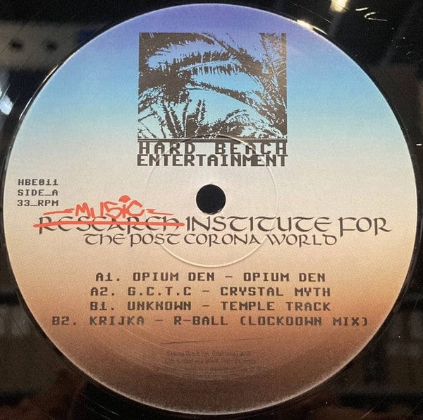 Various – Music Institute For The Post Corona World (12", Hard Beach Entertainment, 2021) Front Cover