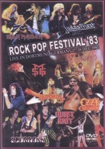 Various – Rock Pop Festival ’83 - Live In Dortmund Germany 17,18 Dec 1983 (2xDVD, Rockalive) Front Cover